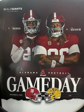 UA Vs LSU Game Day Program Football