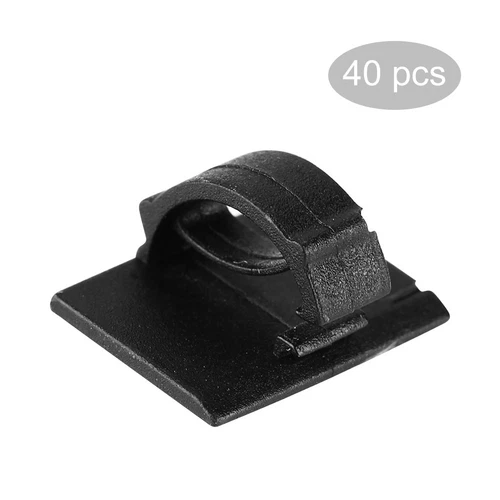 (11 * 24.3 * 10.5)40 Pcs Auto Cord Fixed Clips Car GPS Data Cable Light Cord