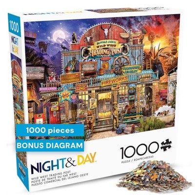 Buffalo Games - Wild West Trading Post - 1000 Teile Puzzle für