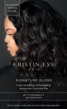 Kristin Ess Bittersweet Dark Brown Hair Dye Gloss Treatment - 4 Wk Vegan