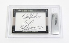 2012 Leaf Cut Signatures History of Baseball Edition Curt Simmons BGS Auto