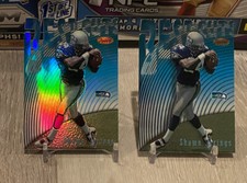 1997 Bowman's Best Cuts SHAWN SPRINGS ROOKIE LOT (2) Refractor +Base Die Cut BC6