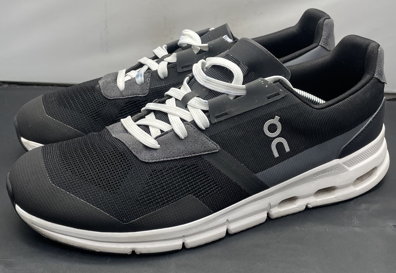 On Cloudrift Cloudtec Black White Running Trainin… - image 9