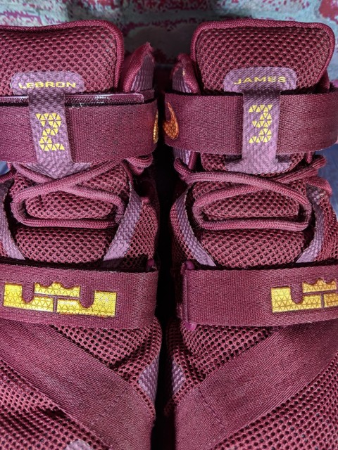 lebron shoes maroon