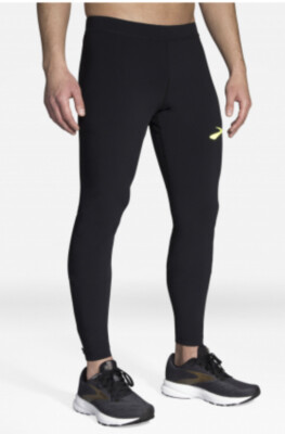 NWT Brooks Elite Training Tight Men's Running Bottoms Black XS