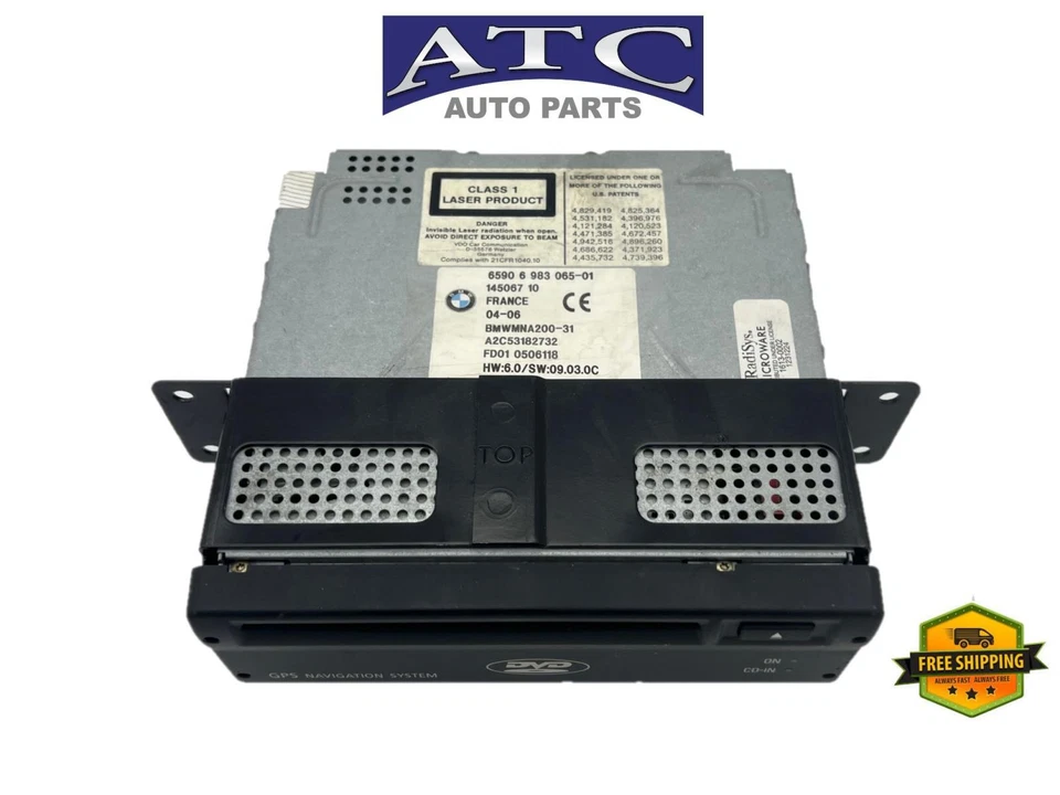 6590698306501 NICE Navigation DVD Disk Drive GPS for 2006-2008 BMW 750i 760i E65 Foto 3 de 4