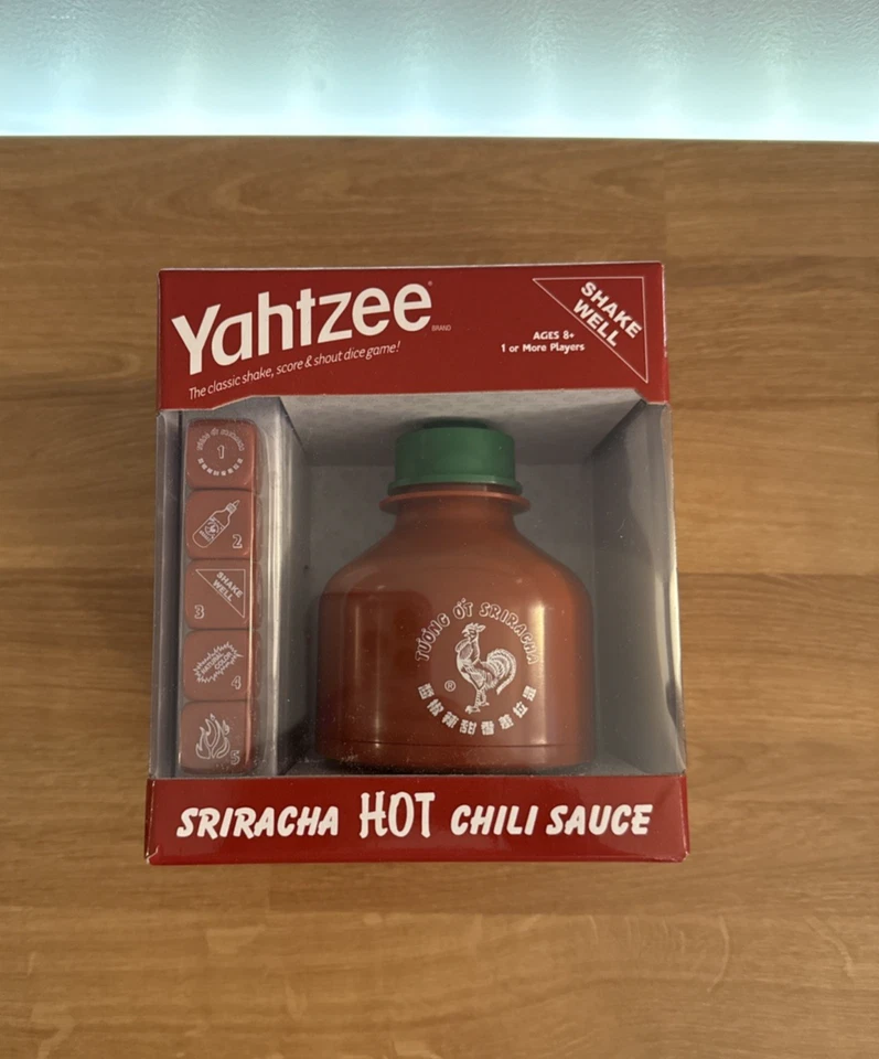 Yahtzee Sriracha Hot Chili Sauce Edition Dice Game – Hasbro – New In Box - Image 2 of 4