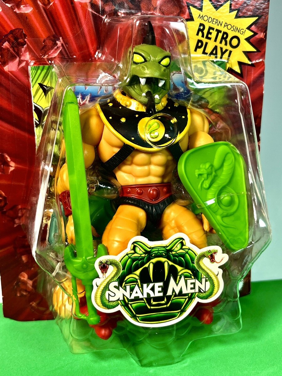Figurine Mattel MOTU Origins Reptilax – Masters Of The Universe, Snake Men, Neuve Sous Blister