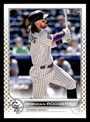 Brendan Rodgers 2022 Topps Gold Star SP #232 Colorado Rockies *031