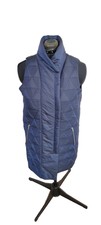 Marla Wynne Body Warmer Gilet Waistcoat Small Lightly Quilted Sleeveless Blue S