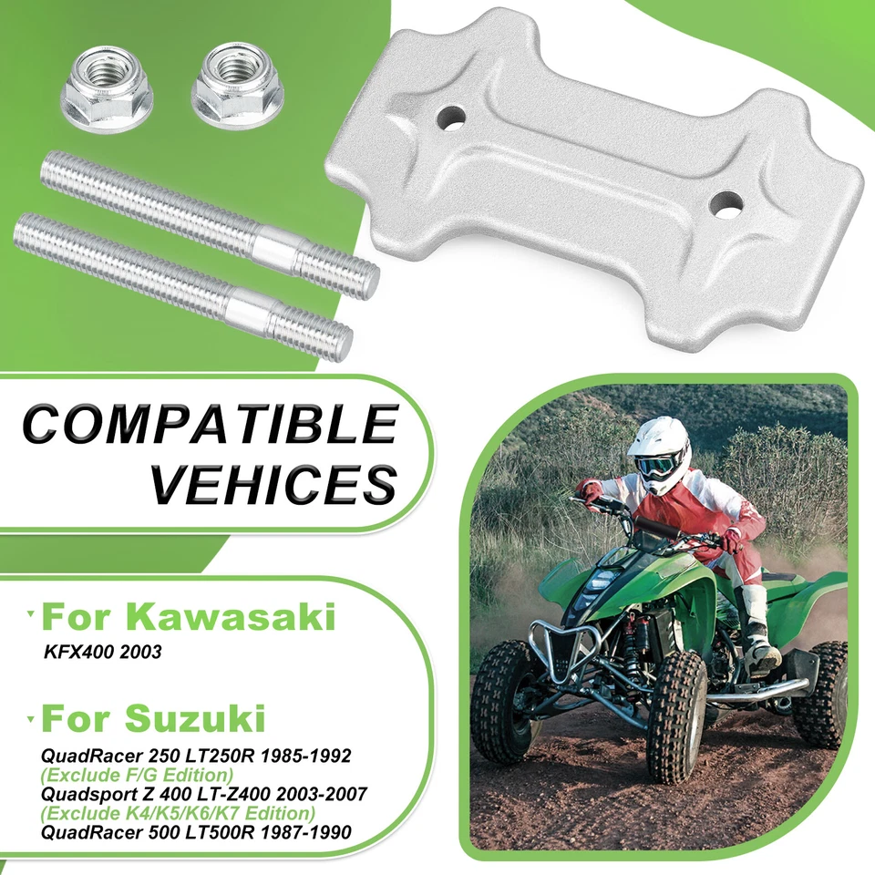 Ajustador de cadena de placa y pernos de tuerca para Suzuki QuadRacer 250 LT250R 1985 1986-1992 Foto 4 de 4