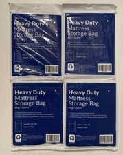 4 Pack Mattress Storage Bag KING/QUEEN Heavy Duty Protective Cover Pemberly Row
