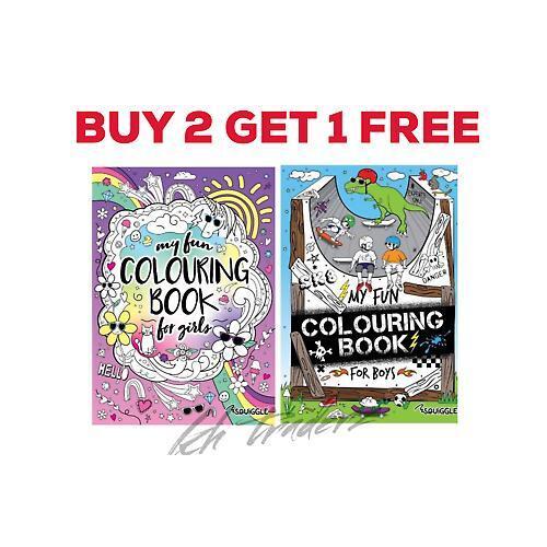 KIDS Activity Colouring Books For  Boys / Girls A4 Children Colouring Books  - Picture 1 of 77