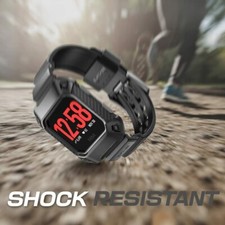 SUPCASE for Fitbit Ionic, Smart Watch Strap Band Rugged Adjustable Case