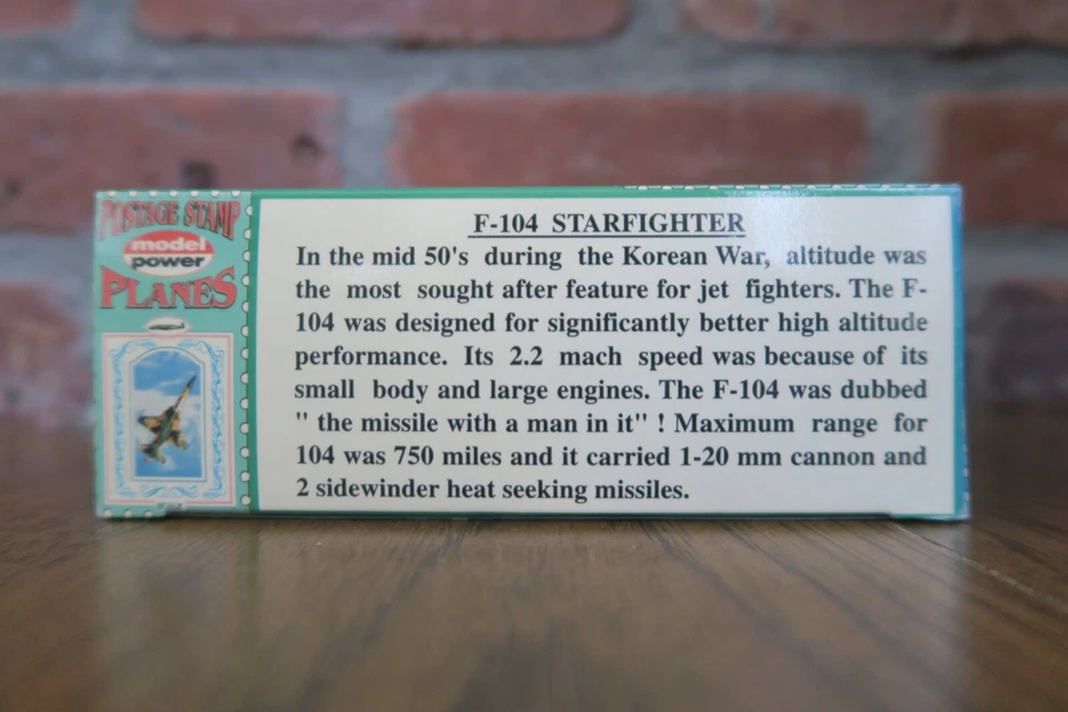 Model Power Diecast Airplane New in Box F-104 Starfighter - Image 2 of 4