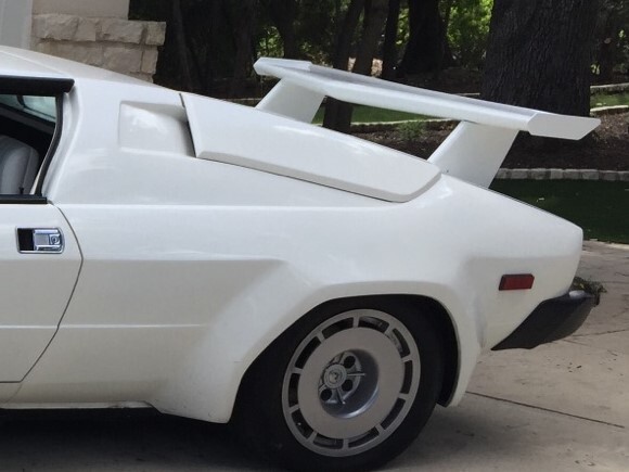 1981-88 Lamborghini Jalpa TOP Wing Spoiler Replacement No Rust FRP  Made in USA