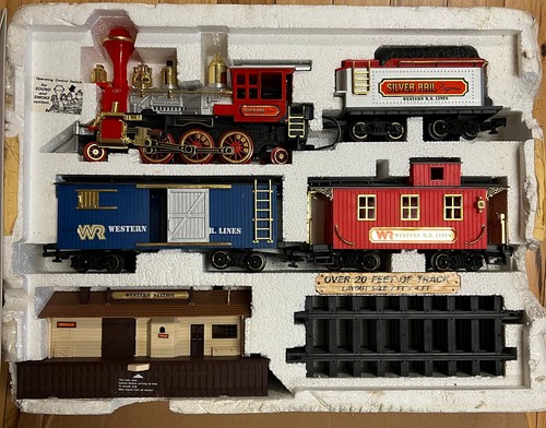 Vintage New Bright Talking Silver Rail 