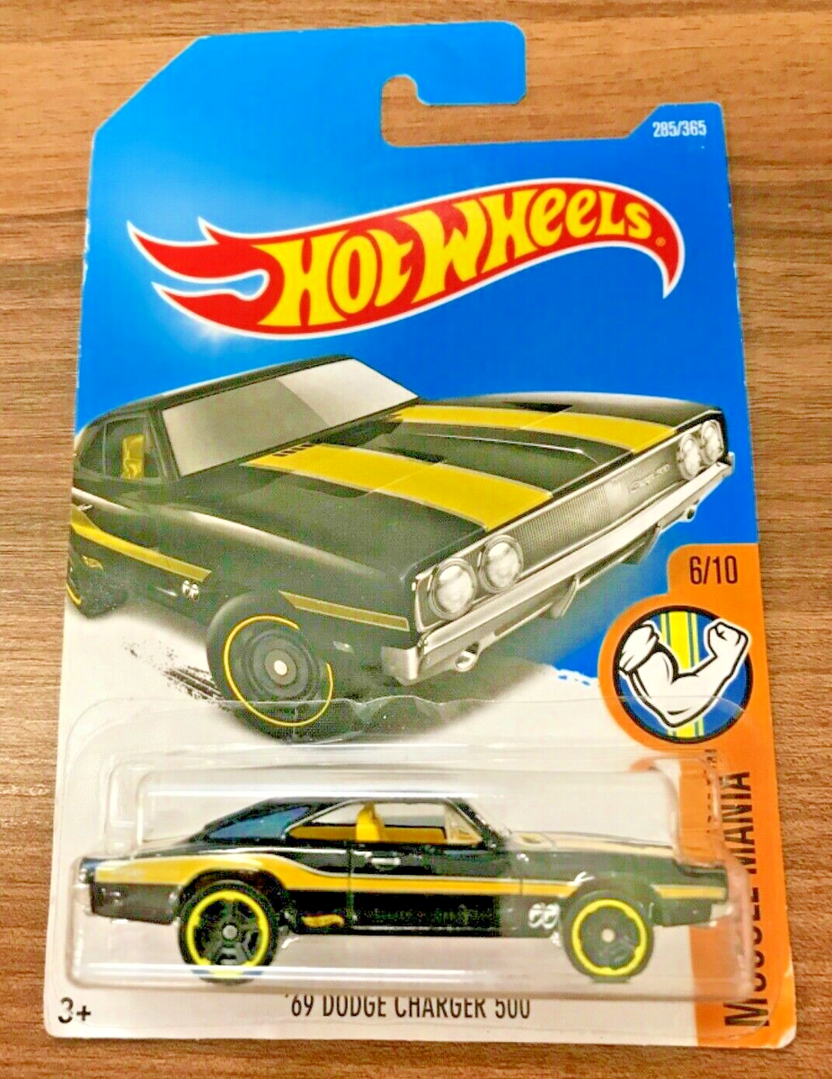 Hot Wheels '69 Dodge Charger 500 #285 HW '16 Muscle Mania 6/10