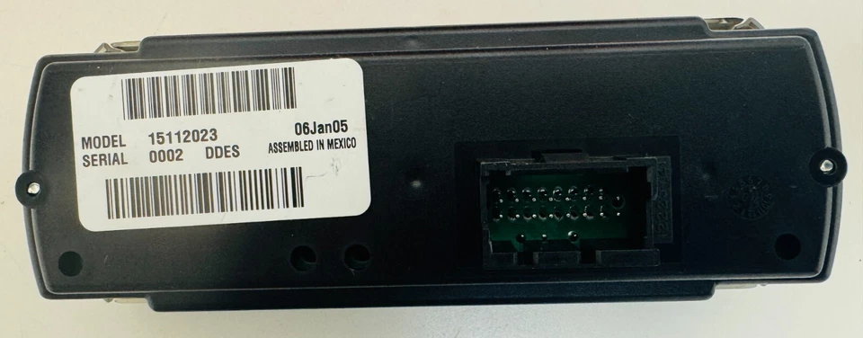 15112023 15-50167 Blower Switch AC Heat Control 2003-06 Yukon Tahoe Suburban - Image 2 of 4