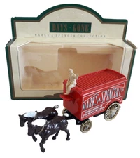 LLEDO HORSE DRAWN REMOVALS VAN MARKS AND SPENCER BOXED 11014