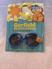 Vintage Garfield Sunglasses Blue Year: 1978