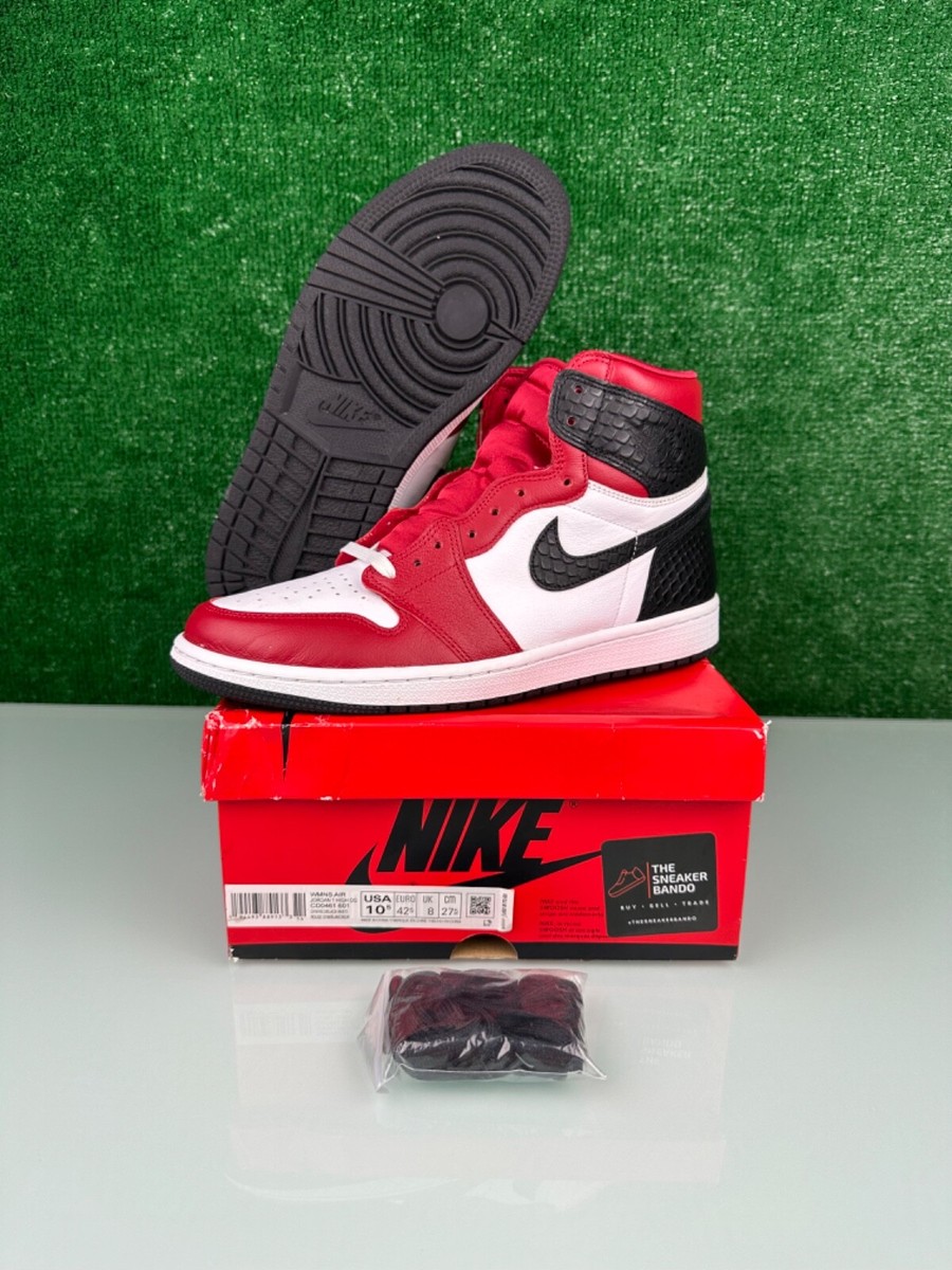 Size 10.5W/9M - Air Jordan 1 Retro OG High Satin Red W (CLEAN  