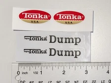 Mighty Tonka Mighty Dump Sticker Set 1970 To 1973