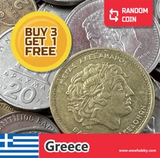 Greece Coin | 1 Random Collectible Old Greek Coin for Coin Collecting