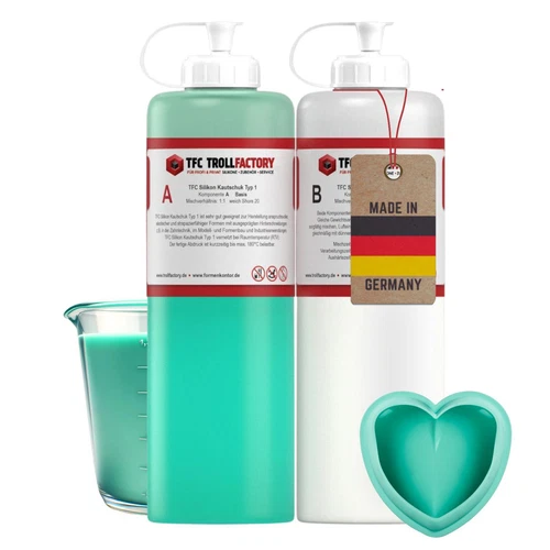 TFC Troll Factory Silicone Rubber Type 1 Impression Silicone Soft 1:1 RTV NV 2kg