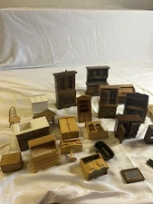 Concord minitures dollhouse furniture 22 peices + extra parts