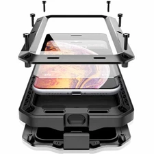 New Heavy Duty Metal Case Shockproof For iPhone 11 Pro Max