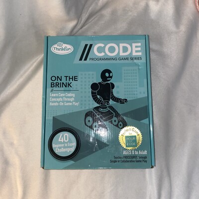 Thinkfun CODE Programming Series On The Brink NIB 