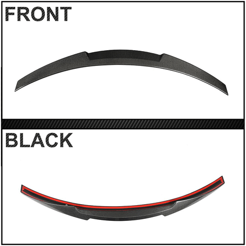 Alerón de carbono alerón trasero borde de demolición labio se adapta a BMW M4 F82 Coupe 2014-20 - Imagen 8 de 9