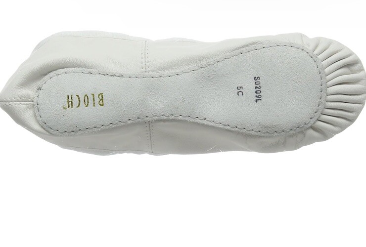 SAOLA Scarpe da ballo Bloch donna Dansoft suola intera pelle ballerina slipper taglia 4 5 C