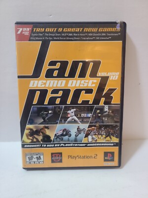 JAMPACK Volume 10 (Sony PlayStation 2) PS2 GAME COMPLETE CIB DEMO