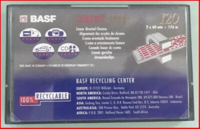 BASF Tonband Kasettenhülle (11) - Crome Extra 120