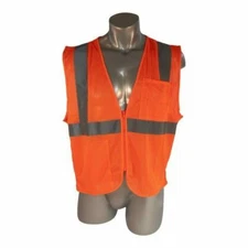 Class 2 Reflective Safety Vest - Orange size Small