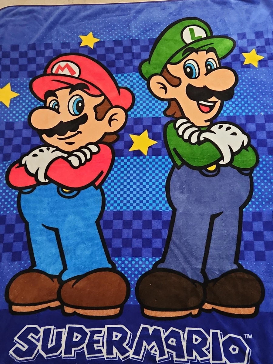 Mario and luigi blanket clearance