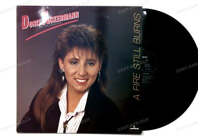 Doris Ackermann And The Gamblers - A Fire Still Burns Switzerland LP 1988 .
