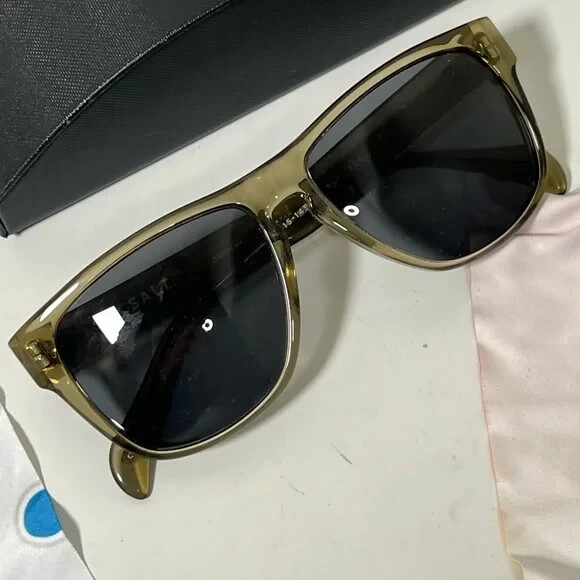 New SALT Tea Ray Transparent $500 Sunglasses Polarized Made  display picture 2