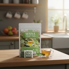 100 Count Senna Tea Bags - 100 Natural Caffeine-Free Wellness