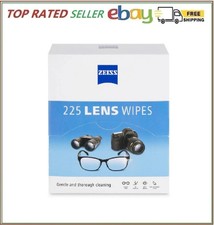 ZEISS Lens Wipes, Pre-Moistened Eye Glass Cleaner Wipes, 225 Count