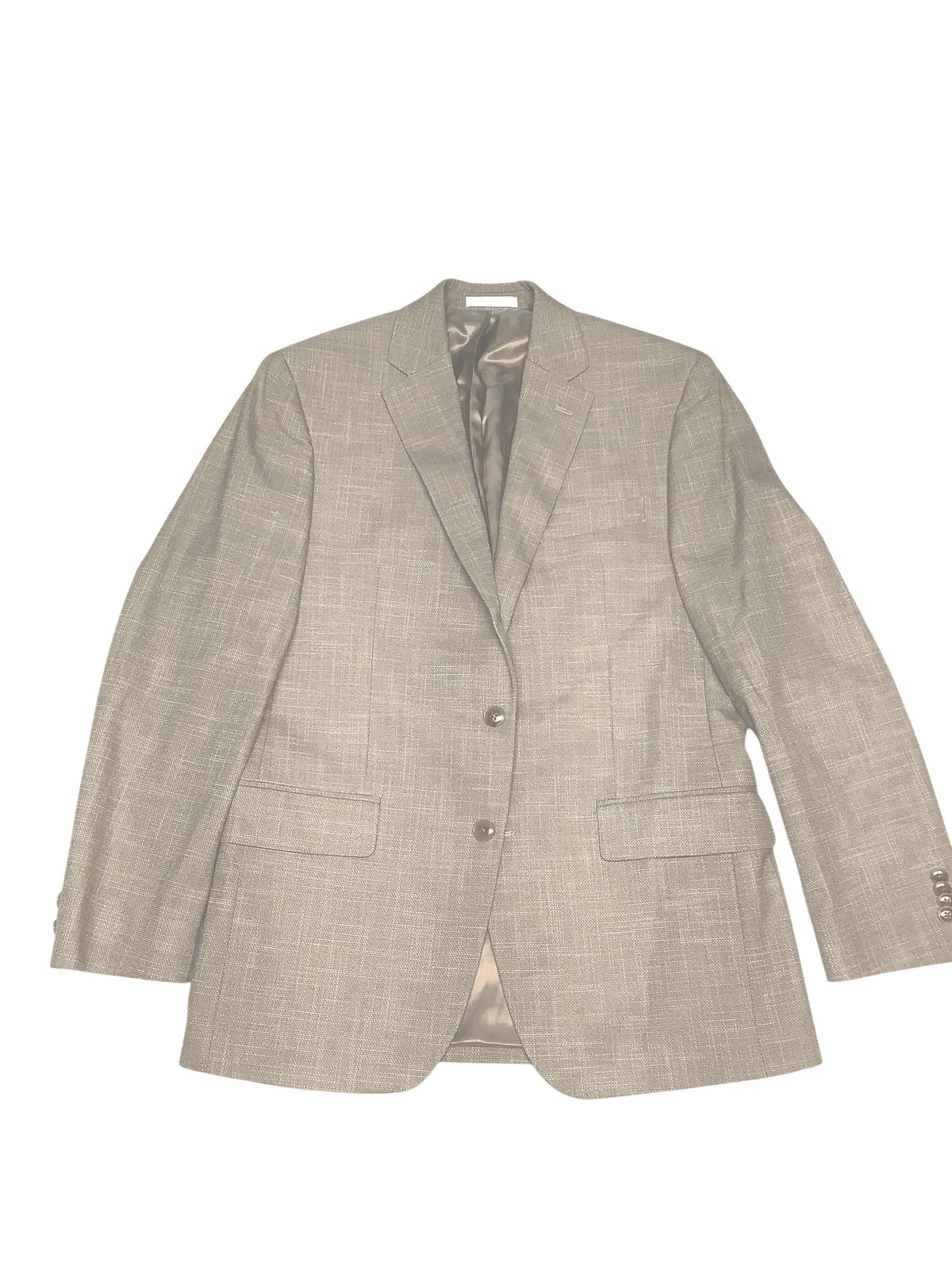 Blazer cappotto sportivo Michael Kors uomo vestibilità classica 36 R beige