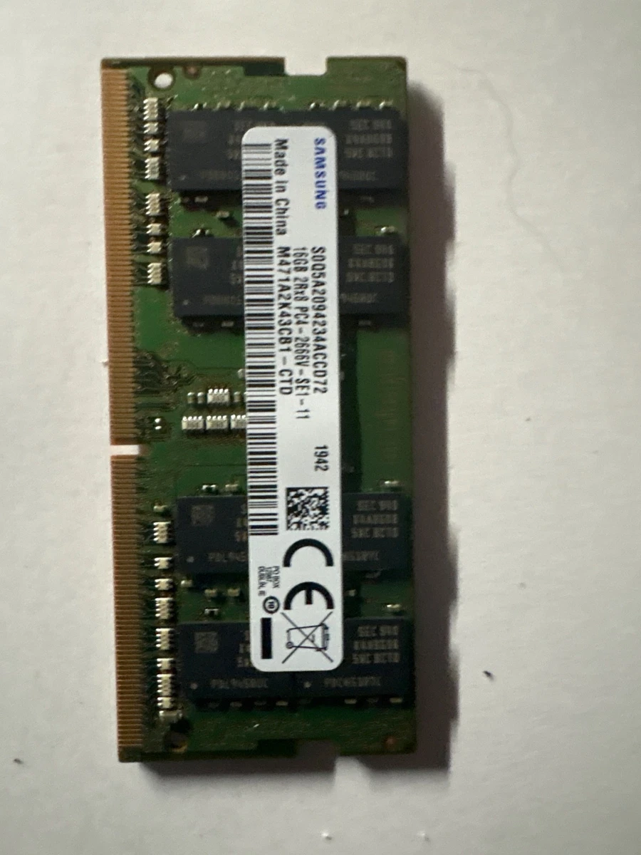 25+ Samsung DDR4 SDRAM 16 GB Total Capacity Memory (RAM) for sale