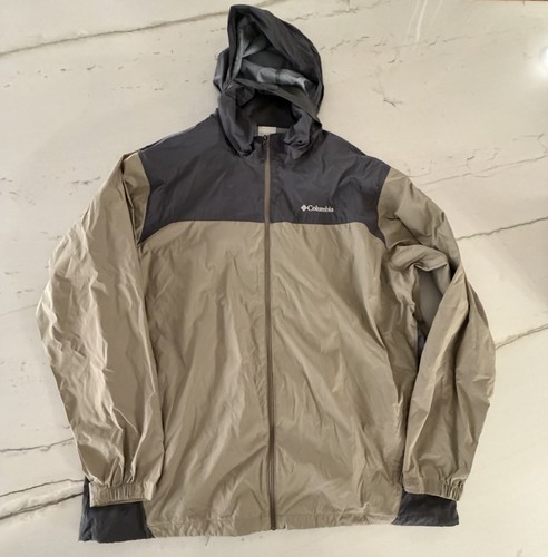 Columbia Windbreaker Jacket Men's 2XT Tall Khaki Tan