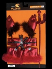 Devil Accessory Set includes Headband, Cuffs, Choker  Wand happy Halloween