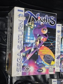 Nights Into Dreams Sega Saturn Box Manual Game Controller! Excellent Condition!
