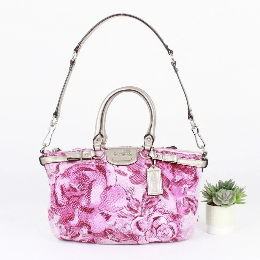 Coach Ashley Madison 2wayTote Bag Flower Coach Ashley Madison 2way 