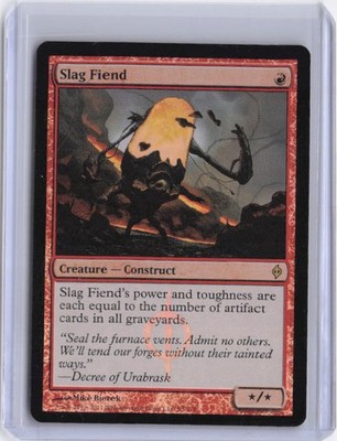 MTG New Phyrexia #95 Slag Fiend Rare Foil