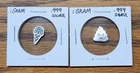 2x 1 Gram .999 Fine Silver Art Bars Bullion Ice Cream Poop Emoji Set